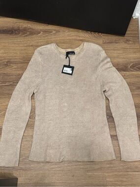 NWT The Kooples Distressed Knit Sweater